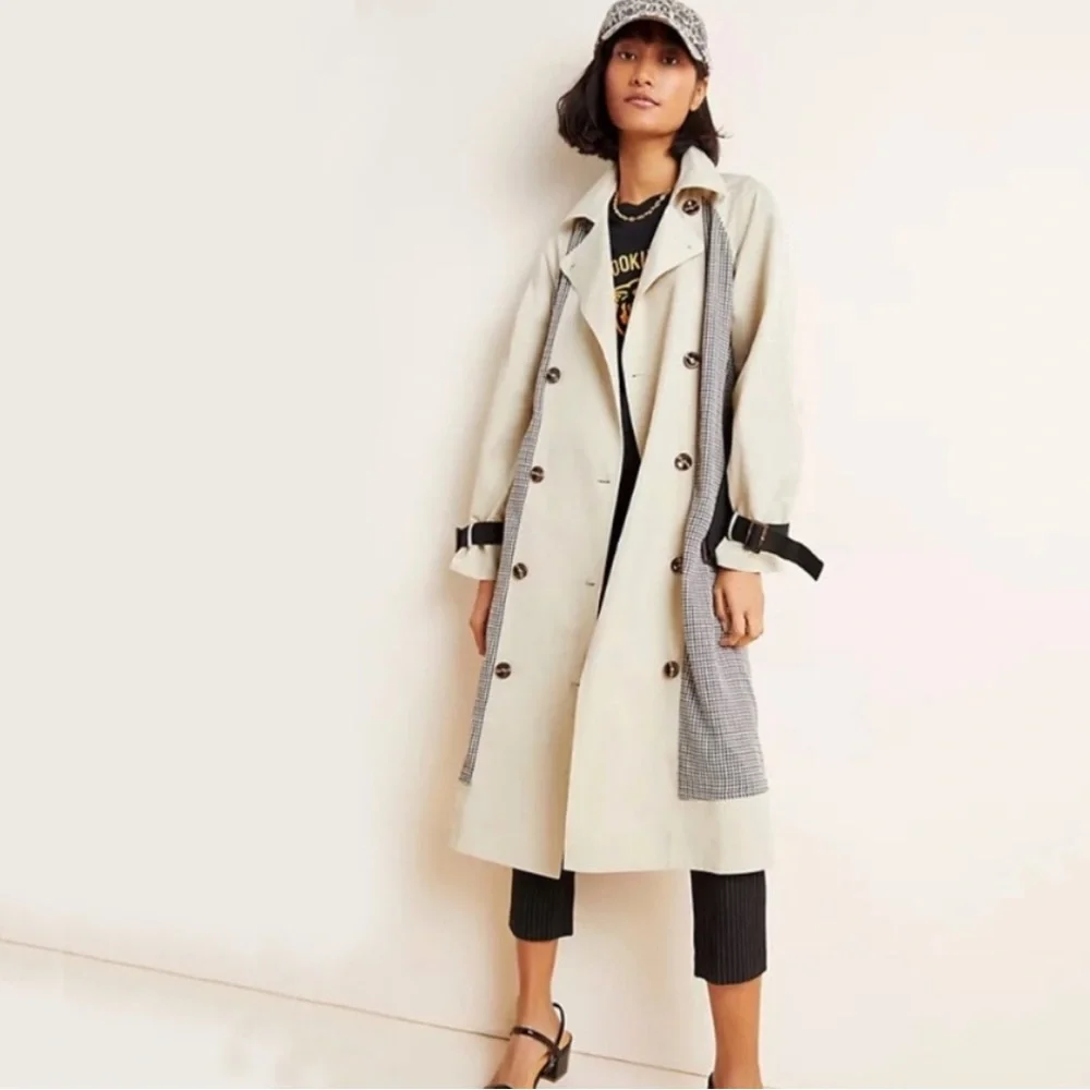 Anthropologie Moon River Natasia Trench Coat - Picture 2 of 16